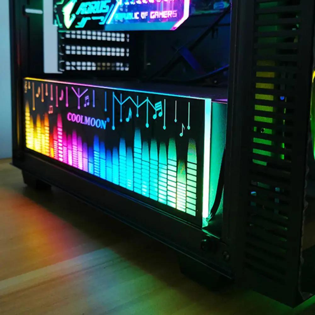 COOLMOON PC Ŀ ڽ RGB Ʈ ,    ̵ г